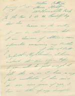 Image of Case 9308 22. Letter from J's sister to Revd Edward Rudolf requesting information about J. and enclosing a form from the War Office  11 January 1916
 page 1