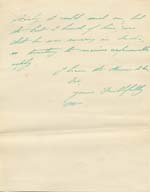 Image of Case 9308 22. Letter from J's sister to Revd Edward Rudolf requesting information about J. and enclosing a form from the War Office  11 January 1916
 page 2