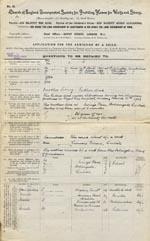 Image of Case 9309 1. Application to the Waifs and Strays' Society  5 November 1902
 page 1