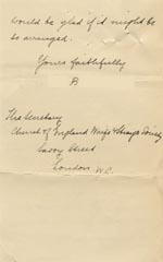 Image of Case 9309 6. Letter from Revd B. confirming that M. had been sent to St Oswald's and asking if her younger sister could go to the same Home in due course  12 December 1902
 page 2