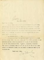 Image of Case 9309 13. Copy letter to St Cuthbert's Home, Darlington asking if they could accept M.  9 March 1903
 page 1