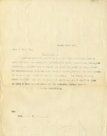 Image of Case 9309 15. Copy letter to Revd B. informing him that a place had been found for M.  13 March 1903
 page 1