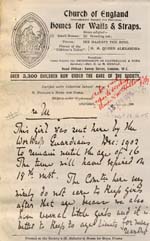 Image of Case 9315 14. Letter from St Michael's Home about M's future now she has reached the age of 16  April 1905
 page 1