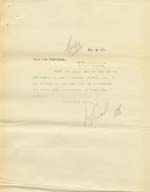 Image of Case 9316 16. Copy letter to St Barnabas Home, Newark asking if they can receive M.  13 April 1905
 page 1
