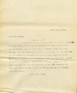 Image of Case 9316 20. Copy letter confirming that M. is to be sent to St Barnabas Home  20 April 1905
 page 1