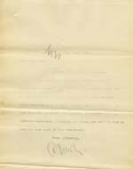Image of Case 9316 27. Copy letter to St Michael's Home enquiring about the baptism of M. and H.  8 May 1905
 page 1