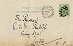 Image of Case 9316 28. Postcard from St Michael's Home confirming that the girls were baptised on 14 December 1902  9 May 1905
 page 1