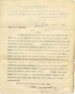 Image of Case 9350 2. Copy letter querying why application to the Society had only been made for C. and not for his brother as well  23 December 1902
 page 1