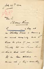Image of Case 9350 4. Letter from St Aidan's Home concerning C's behaviour.  He had been caught stealing.  29 July 1904
 page 1