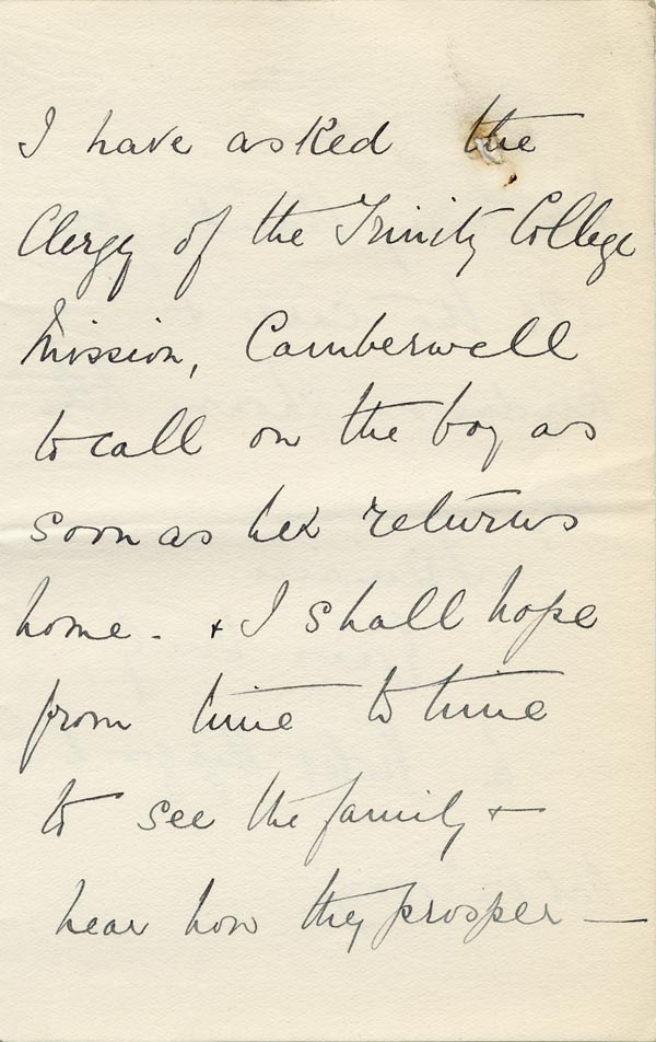 Large size image of Case 9402 6. Letter from Miss V. Hopgood  17 October 1907
 page 3