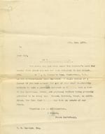 Image of Case 9402 8. Copy letter to Mr W.D. Carrick [Vicar of St George, Camberwell?] requesting support for H.  8 January 1908
 page 1
