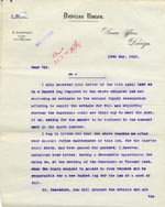 Image of Case 9498 24. Letter from the Devizes Union agreeing to pay for the bucket leg  13 May 1910
 page 1