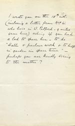 Image of Case 9498 47. Letter of thanks from Miss Peter  23 March 1911
 page 2