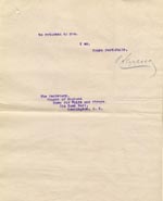 Image of Case 9498 65. Letter from Devizes Union enclosing their cheque for £2 10/-  31 July 1911
 page 2