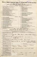 Image of Case 9616 1. Application to Waifs and Strays' Society  31 January 1903
 page 1