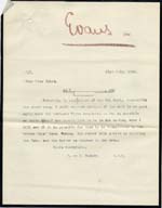 Image of Case 9616 8. Copy letter to Miss Wykes concerning J's possible transfer to the Gordon Boys Home, Woking  21 July 1910
 page 1