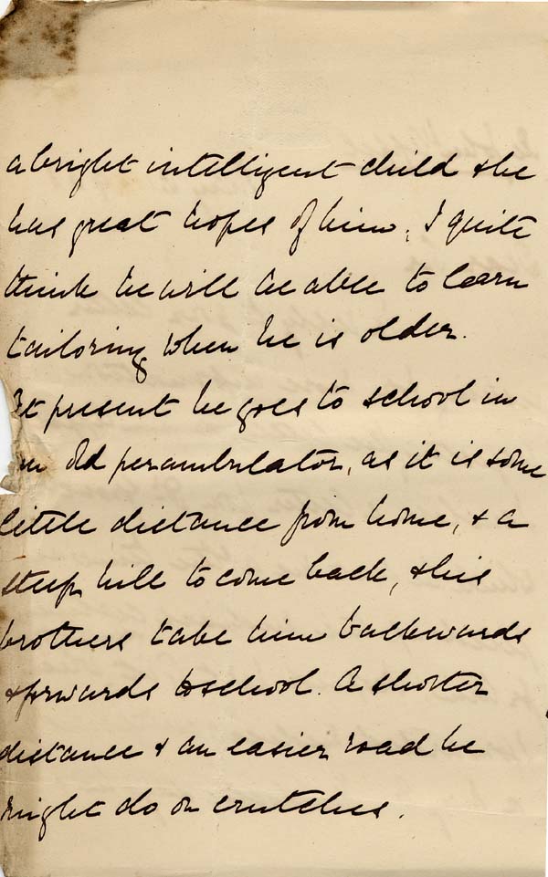 Large size image of Case 9627 10. Letter from Mary Mortimer  21 May 1903, copy made 22 May 1903
 page 2