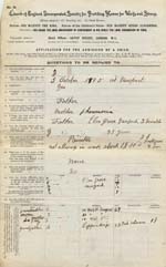 Image of Case 9627 1. Application to Waifs and Strays' Society  2 May 1903
 page 1