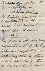 Image of Case 9627 7. Letter from Mrs M.B. Graham of St Martin's requesting further information about J.  19 May 1903
 page 2