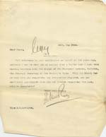 Image of Case 9627 8. Copy letter from Revd E. Rudolf passing onto Mary Mortimer the request from Mrs Graham  20 May 1903
 page 1