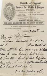 Image of Case 9627 17. Letter from Mrs Graham stating that J. is an unfit case and asking for him to be removed  20 July 1903
 page 1