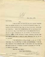 Image of Case 9627 19. Copy letter to Mary Mortimer asking her to make arrangements for J's removal  21 July 1903
 page 1