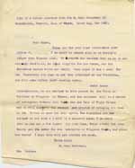 Image of Case 9627 21. Letter from Mary Mortimer requesting that J. be admitted to the Kingston Union  6 August 1903
 page 1