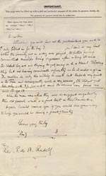 Image of Case 9635 1. Application to the Waifs and Strays' Society  22 April 1903
 page 3