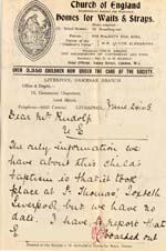 Image of Case 9646 5. Letter from G. Norris  24 June 1905
 page 1