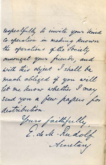 Large size image of Case 9653 6. Notice of overpayment of maintenance  18 June 1906
 page 2