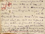 Image of Case 9653 4. Card from Miss M's sister explaining that Miss M. is abroad  June 1903
 page 2
