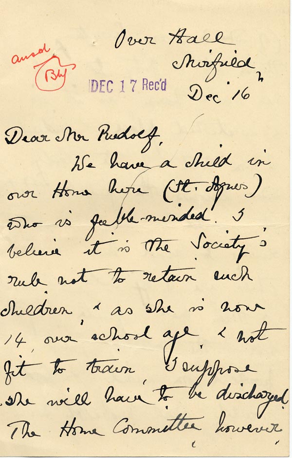 Large size image of Case 9662 4. Note of wages of L's stepfather (included with item no.3)  22 November 1909
 page 1