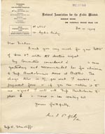 Image of Case 9662 2. Letter from the National Association for the Feeble Minded  10 December 1909
 page 1