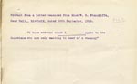 Image of Case 9662 21. Extract from a letter from Miss Stancliffe concerning L.  30 September 1910
 page 1