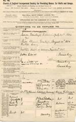 Image of Case 9733 1. Application to Waifs and Strays' Society  3 May 1903
 page 1