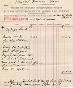 Image of Case 9838 3. Letter from Mrs Nunn-Rivers enclosing a note of sums of money received  11 November 1911
 page 2