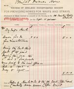 Image of Case 9838 4. Letter from Miss Hurle of the Bristol Home reporting that the anonymous benefactor was obliged to contribute a smaller sum  15 September 1905
 page 1