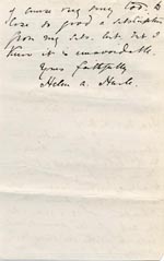 Image of Case 9838 4. Letter from Miss Hurle of the Bristol Home reporting that the anonymous benefactor was obliged to contribute a smaller sum  15 September 1905
 page 2