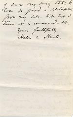 Image of Case 9838 5. Letter from Miss Higgins of the Bristol Home concerning M's employment  10 February 1911
 page 2