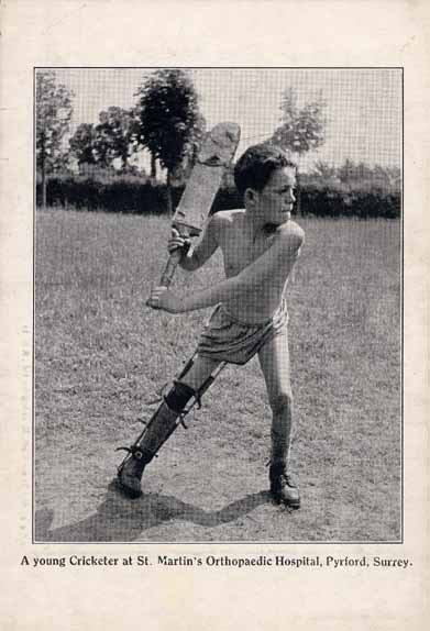 Sport was encouraged by the Society as a form of physiotherapy for disabled children, as well as a good way to have fun and be part of a team.