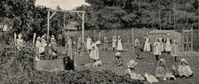 In the playground at Eastnor