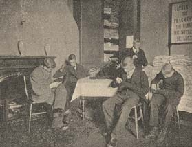 Mending and darning at the Islington Home