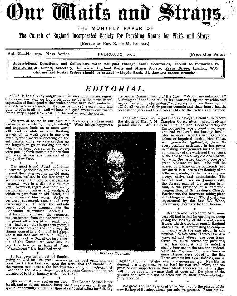 Our Waifs and Strays February 1905 - page 18