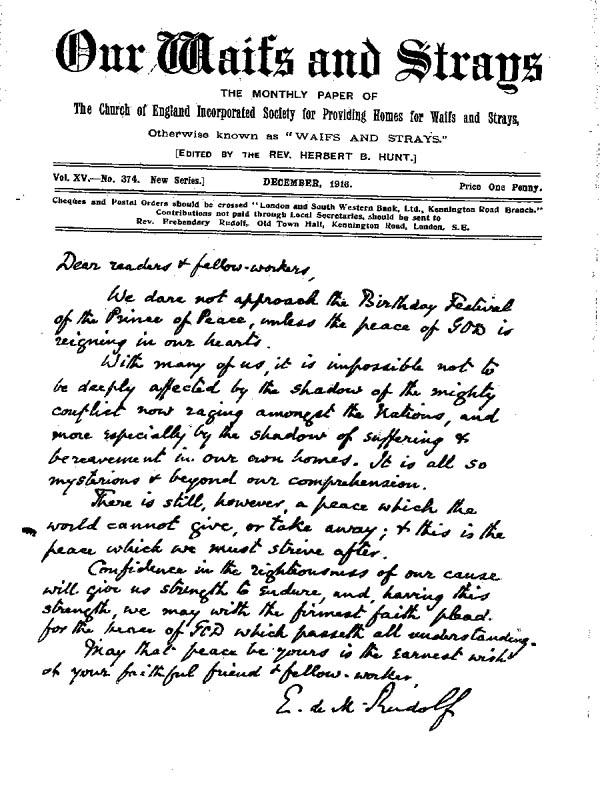 Our Waifs and Strays December 1916 - page 223